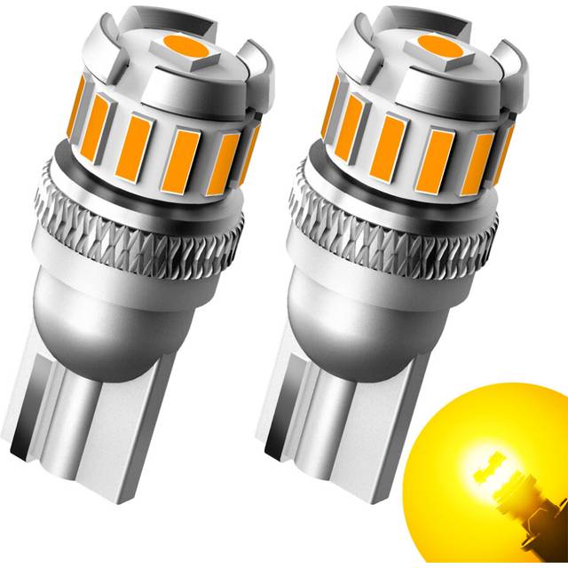 2Pcs Canbus T10 LED White W5W LED Bulb Interior Trunk car lights Side