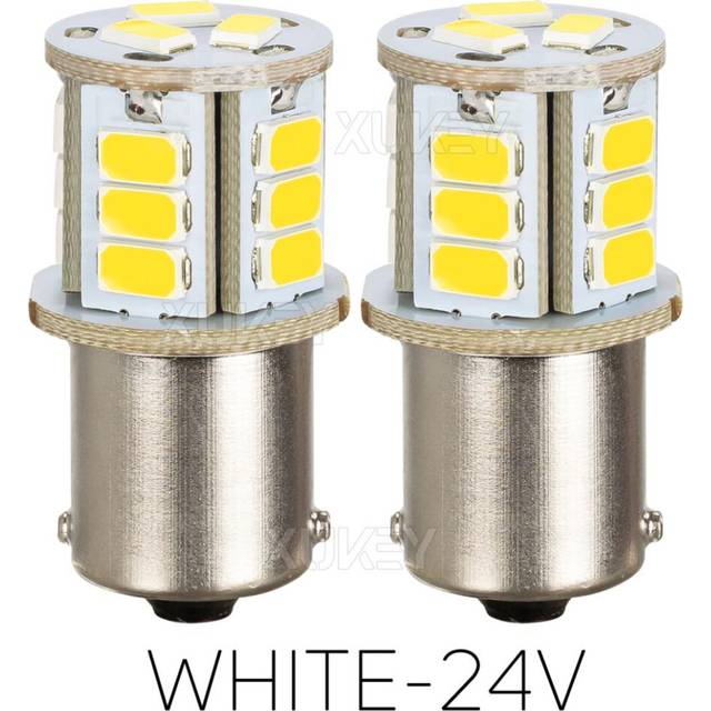 2x 382 P21w 1156 Led Reverse White Ba15s Side car light Red Brake Tail