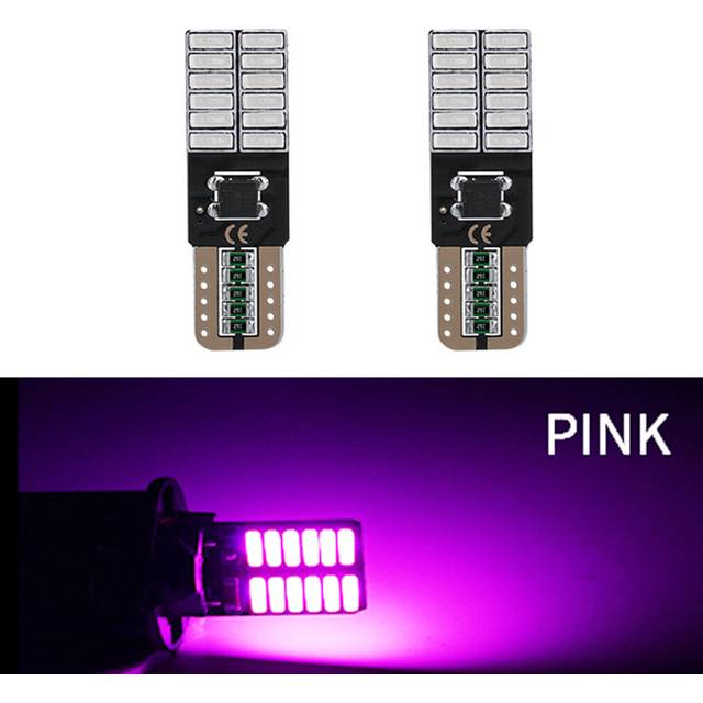 2pcs high power 4014 26SMD LED T10 W5W bulb canbus interior dome car lights
