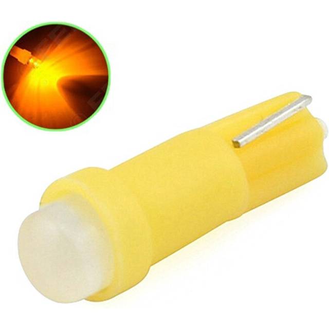 10PCS T5 LED car lights W1.2W W3W LED Interior car light Auto Side Wedge