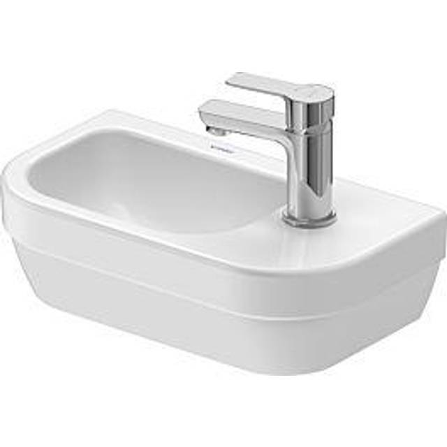 Duravit D-code Hand Basin 400 Mm White High Gloss, White