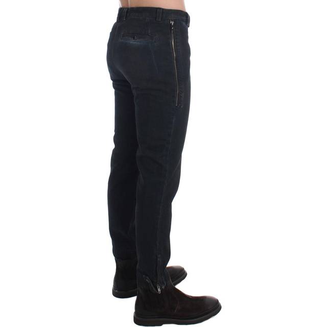 Costume National, Slim-fit Jeans, male, Blue, W34, Blue Slim Fit Denim Jeans
