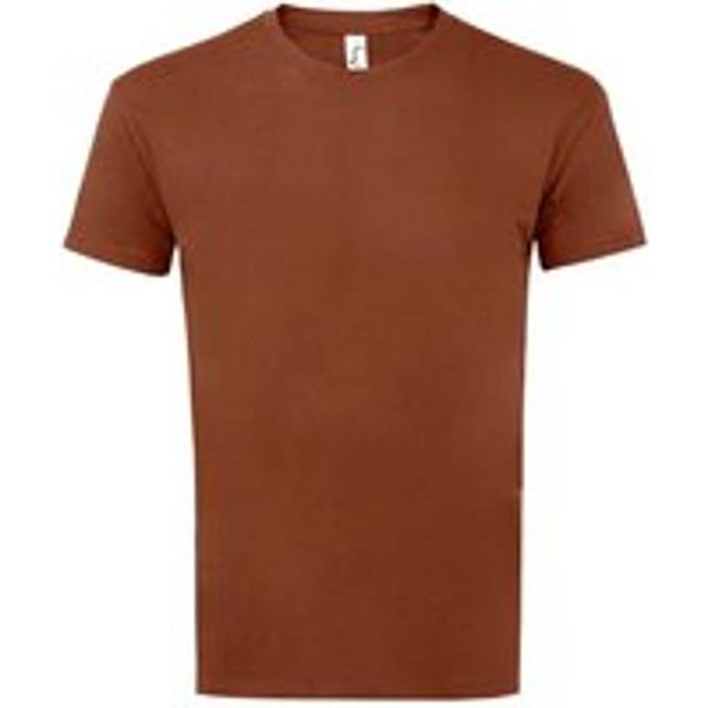 SOLS Mens Imperial Heavyweight Short Sleeve T-Shirt (Terracotta) - Multicolour Cotton - Size Medium