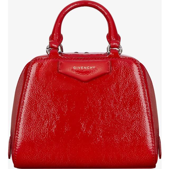 Givenchy Antigona Cube Nano patent leather tote bag - red (One Size)