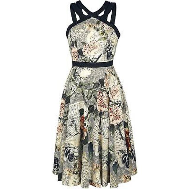 H&R London Ancient Roses Medium-length dress multicolour