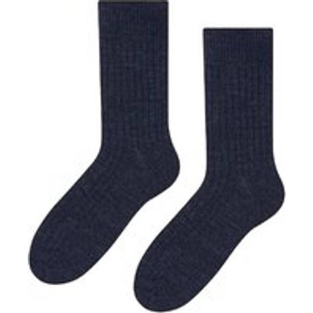 Steven Mens Alpaca Wool Socks for Winter - Grey - UK 6-8