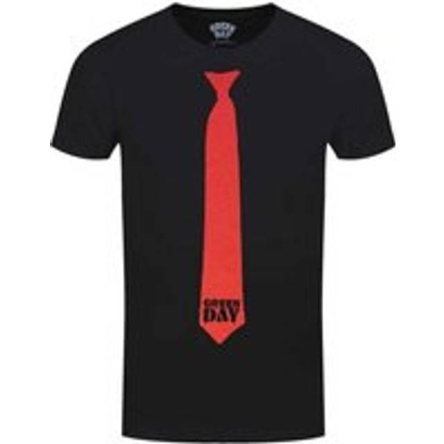 Tie Cotton T-Shirt - Black - XL