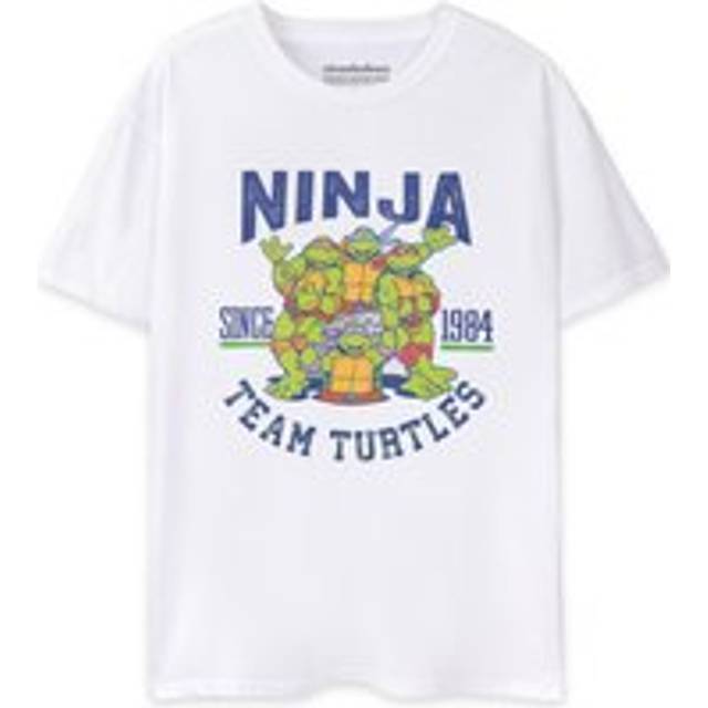 (X-Large) Teenage Mutant Ninja Turtles Short Sleeved T-Shirt (Mens White)