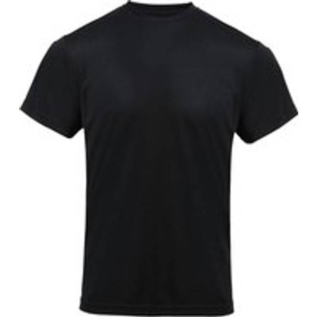 (2XL, Black) Premier Mens Chefs Coolchecker Short Sleeve T-Shirt