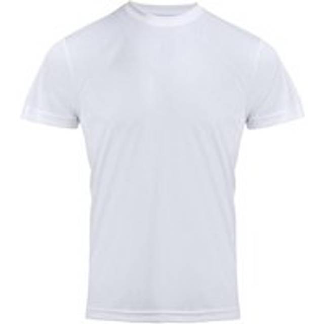 (2XL, White) Premier Mens Chefs Coolchecker Short Sleeve T-Shirt