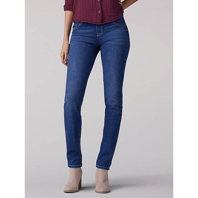 Lee Womens Sculpting Fit Slim Leg Pull On Jean  Expedition  18 Short