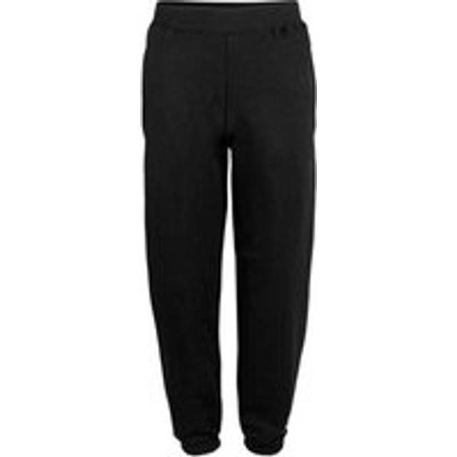 (XS, Deep Black) Awdis College Cuffed Sweatpants / Jogging Bottoms