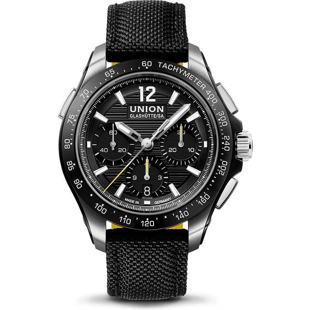 Union Glashütte Uhren-Set inkl. Wechselarmband Belisar Sport Chronograph D0149271605700 - silber