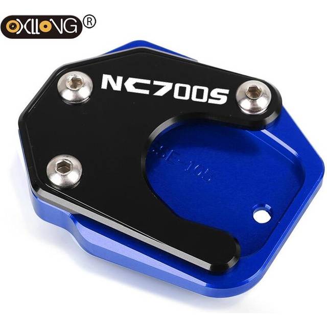 (NC700S  logo) Motorcycle Kickstand Foot Side Stand Extension Pad Support Plate Enlarge