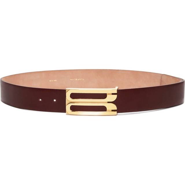Victoria Beckham - Frame leather belt - women - Calf Leather - M - Red
