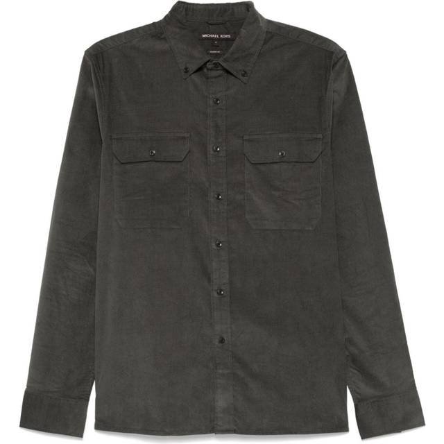 Michael Kors - corduroy shirt - men - TENCEL™ Lyocell (LENZING)/Cotton/Elastane - S - Grey
