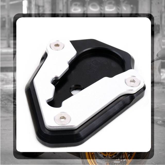 (Red) For Ducati 848 1098 1199 Motorcycle Kickstand Foot Side Stand Extension