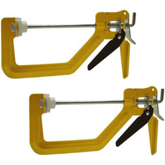 Roughneck ROU38010 One Handed Turbo Clamp 150mm / 6in Twin Pack ROU38012