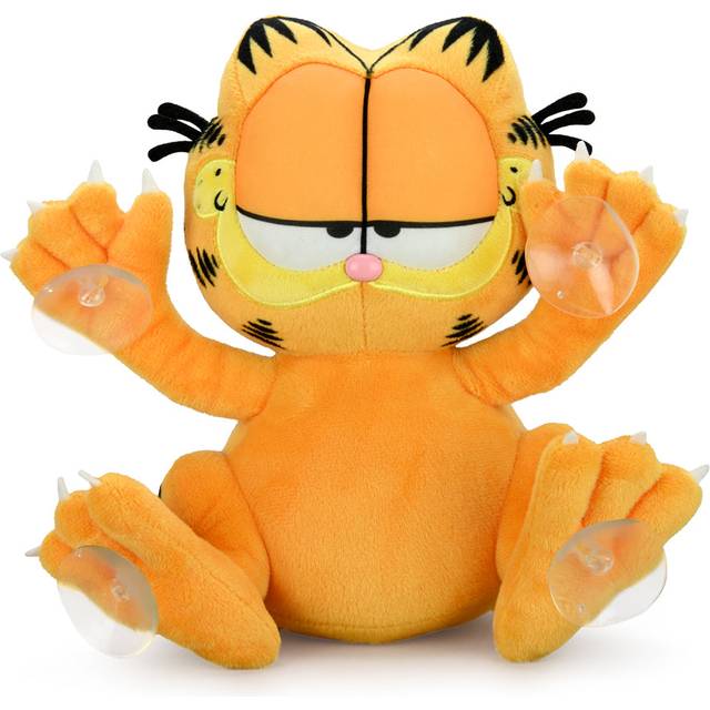 Garfield 8" Plush Suction Cup Window Clinger by Kidrobot - Relaxed Edition