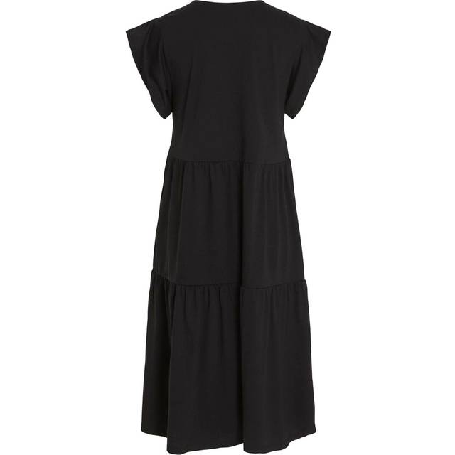 Vila - Klänning viSummer S/S Midi Dress - Svart