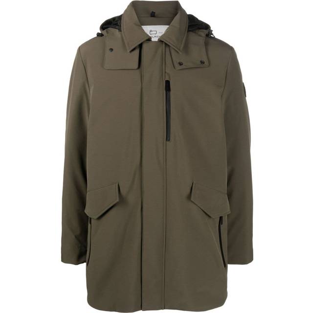 Woolrich - Barrow Mac parka coat - men - Polyester/Elastane/Polyamide/Feather Down - M - Green