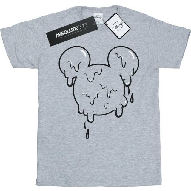 Mickey Mouse Ice Cream Head T-Shirt - Grey