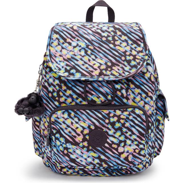 Kipling Backpack City Pack S Undersea Lights Print Small Woman 100% Recycled Polyester