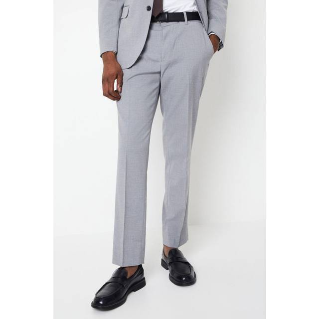 Tailored Fit Essential Suit Trousers - Light Grey - 32S