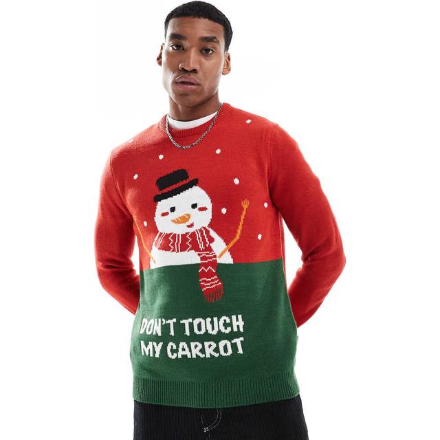 Only & Sons Rød julesweater