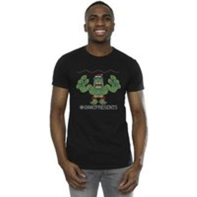 Avengers Hulk Cross Stitch T-Shirt - Black - M