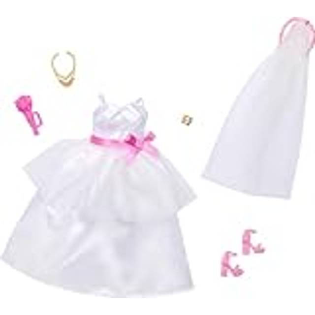 Barbie Clothes  Bridal Fashion Pack for Barbie Doll on Wedding Day  1 Outfit with Accessories for a Complete Look