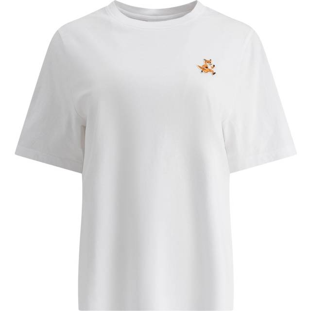 Maison Kitsuné White Speedy Fox Patch Comfort T-shirt - P100 White - L