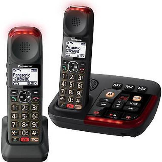 Panasonic kx-tgm422 twin big button cordless phones