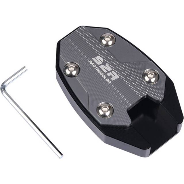 (Titanium) Motorcycle Side Stand Enlarger Plate Kickstand  Extension Pad Support