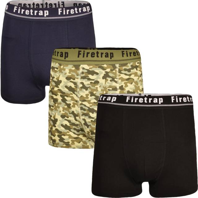 (3 Pack Assorted - Austin, 2XL) Mens Boxers Cotton Soft Underwear 3 Pair Multipack