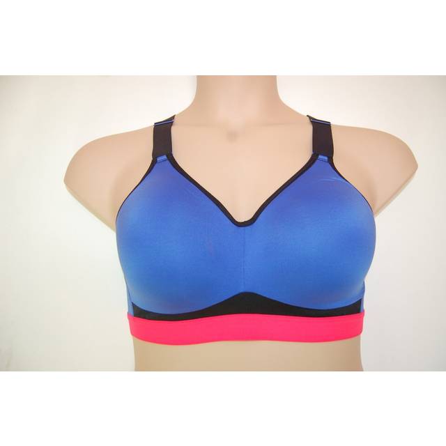 M&s sports bra high impact "freedom to move" bright blue mix size uk 38a