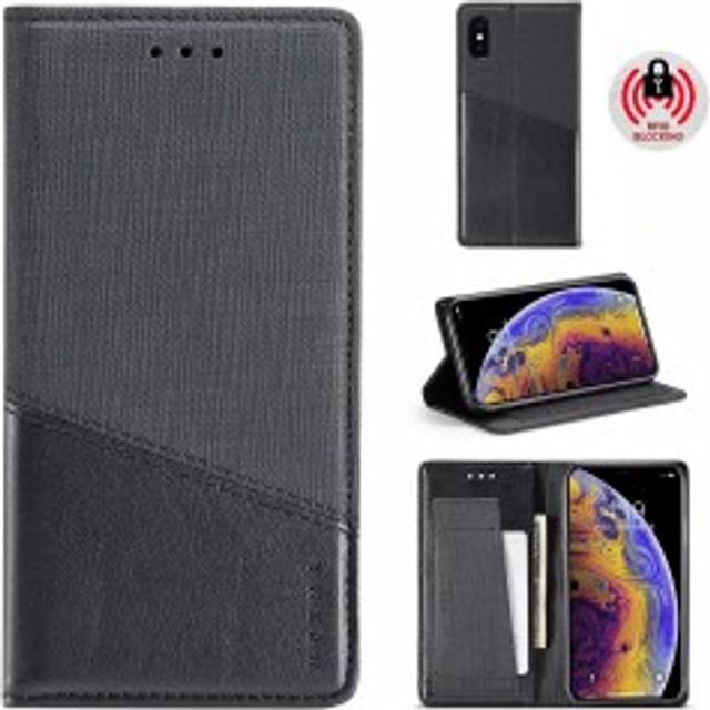 iPhone XS Max Elegant Fodral i PU-Läder med RFID Block