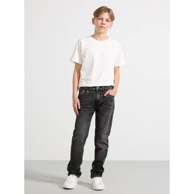 STAFFAN Straight regular waist super stretch jersey jeans