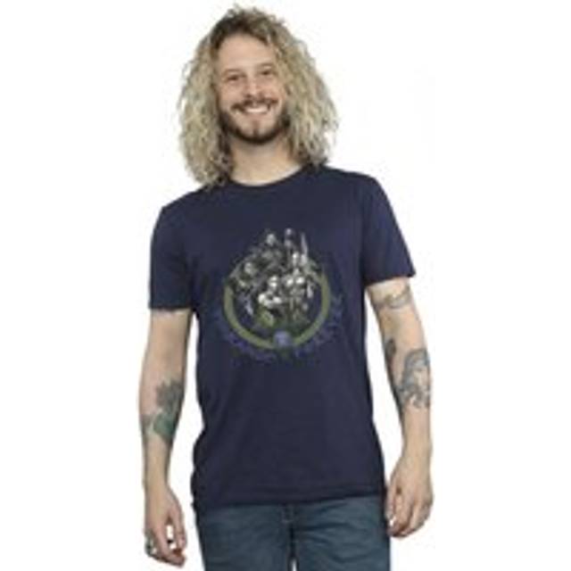 Black Panther Wakanda Forever Group Ring Pose T-Shirt - Navy - M