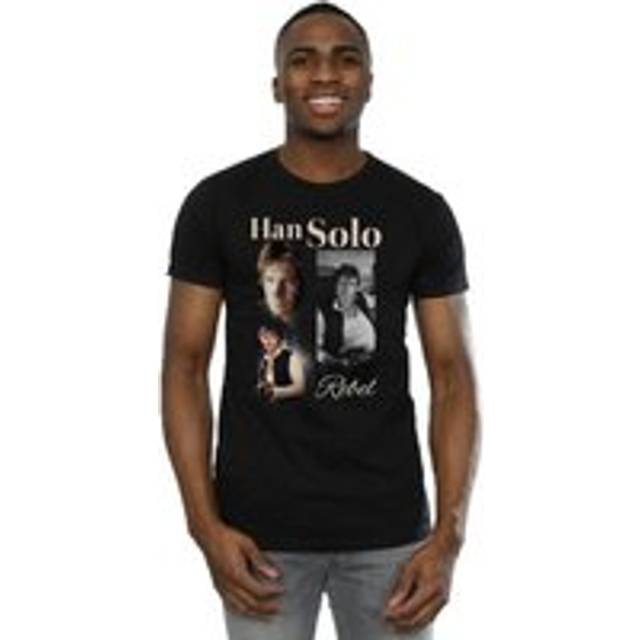 Han Solo 90s Style T-Shirt - Black