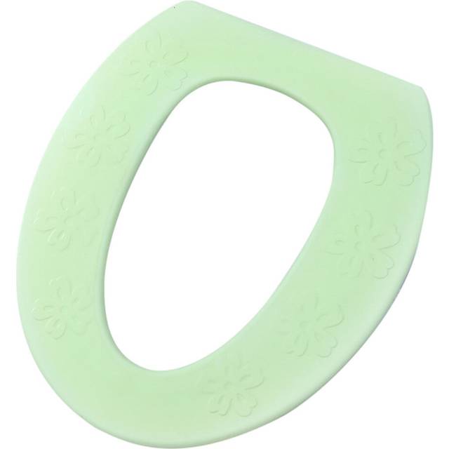 Toilet Seat Cover Green Waterproof High Foam Eva Simple Type O Pad Bathroom Accessories Bath Mats Rugs & Toilet Covers