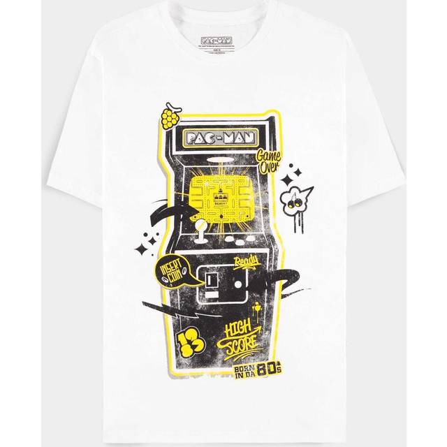Pac-Man - gaming T-shirt - Arcade Classic - S XXL - f&#xF6;r Herr - vit