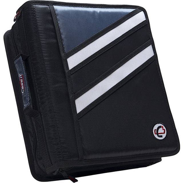 The Z Zippered D-Ring Binder, 1.5 in. - Black