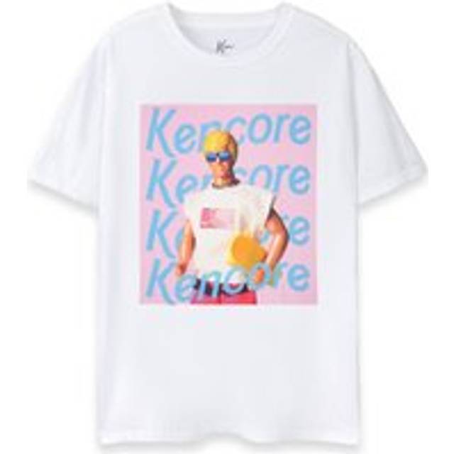 (XX-Large) Barbie Short Sleeved T-Shirt (Mens White)