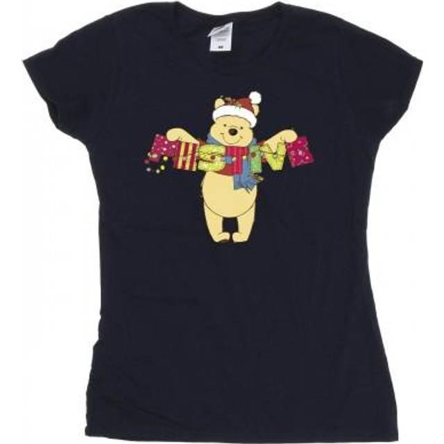 Winnie The Pooh Festive Cotton T-Shirt - White - L