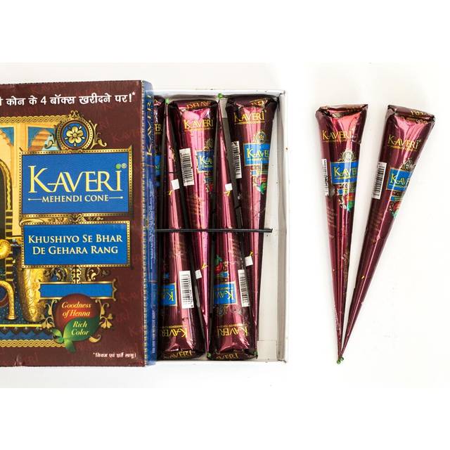 3 x darkest herbal henna mehndi tattoo kit paste cone - 100% colour guarantee