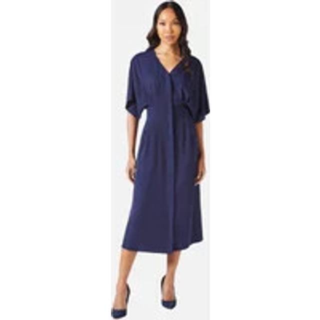 Principles womens/ladies crepe pleat waist midi dress dh7495