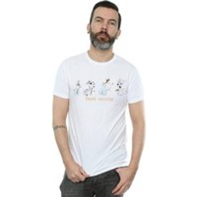 (M, White) Disney Mens Frozen 2 Olaf Shape-Shifter T-Shirt