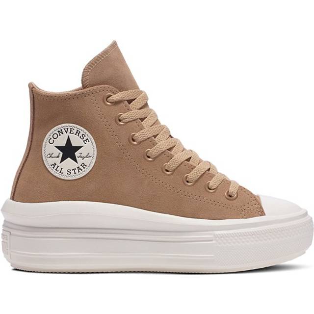 Sneakers Converse Chuck Taylor All Star Move Platform Colorful Suede Coffee Rum/ Egret/ Black UK 5.5 (5.5)