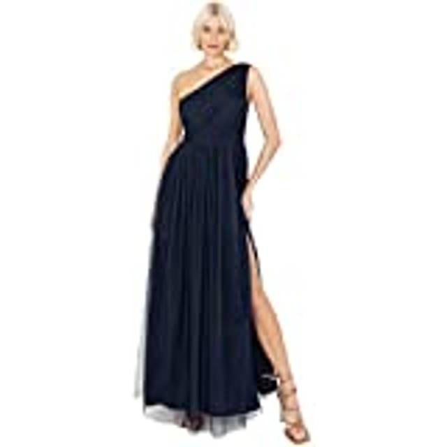 Anaya With Love Tulle Asymmetric Maxi Dress